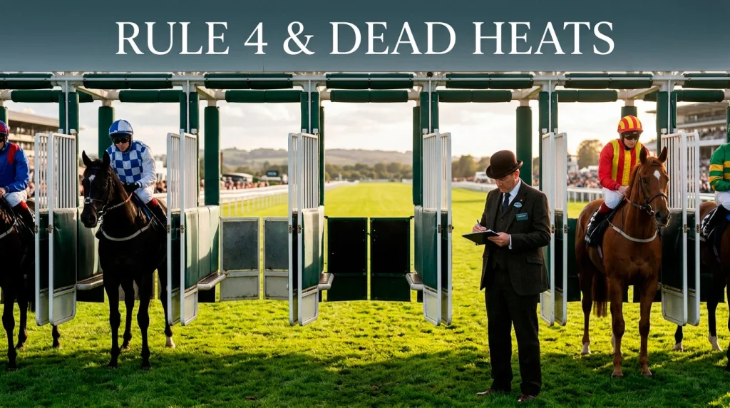 Rule 4 deductions and dead heat rules affecting each-way place payouts